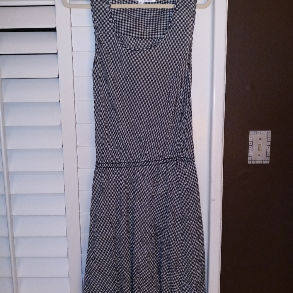 Max Studio Gingham Seersucker Dress